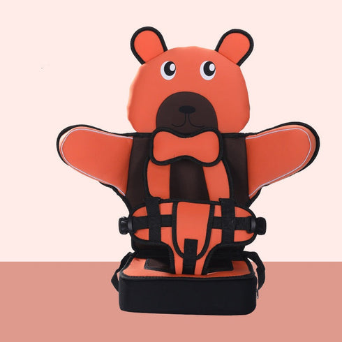 🐻 مقعد السلامة المحمول بتصميم الدب: راحة وأمان لطفلك أينما ذهبت!