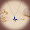 Warm color-changing butterfly necklace fashion personality design trendy Internet celebrity girlfriend couple gift temperature change color