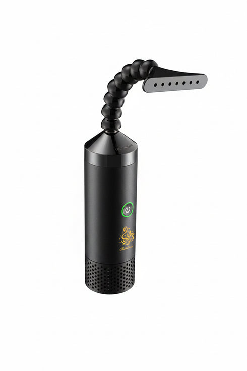 معطّر الملابس المحمول باللون الرمادي بمنفذ USB سهل التشغيل — من ريال بلس قطر