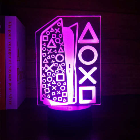 اضاءة ثلاثية الابعاد لغرف الألعاب