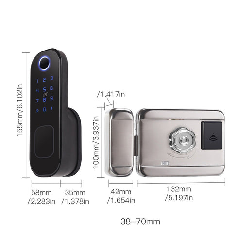 🔒 قفل الباب الذكي الرقمي: حماية متطورة ووصول بدون مفاتيح