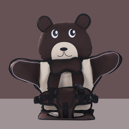 🐻 مقعد السلامة المحمول بتصميم الدب: راحة وأمان لطفلك أينما ذهبت!