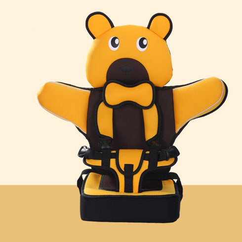 🐻 مقعد السلامة المحمول بتصميم الدب: راحة وأمان لطفلك أينما ذهبت!