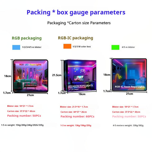 شريط النيون الذكي القابل للتشكيل | أضِئ مساحتك بلمستك