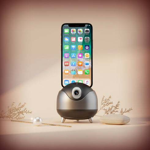 حامل التتبع الذكي 360 درجة لتصوير الفيديو بالبلوتوث — إكسسوار من ريال بلس قطر