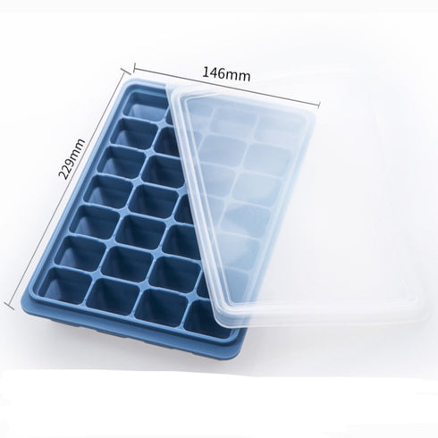قالب ثلج من السيلكون مع غطاء
