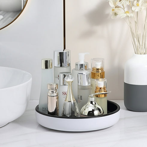 💫 المنظم الدوار 360°: وصول سهل وتخزين أنيق لمقتنياتك