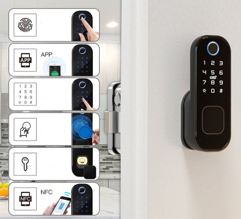 🔒 قفل الباب الذكي الرقمي: حماية متطورة ووصول بدون مفاتيح