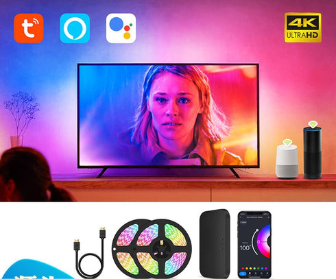 اضاءه ذكية تفاعلية للشاشة