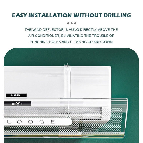 مصد هواء التكييف شفاف